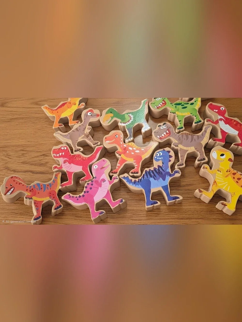 Lakeshore Dinosaur Stacking Toys Blocks (two sided)  with bonus toys  i have inc